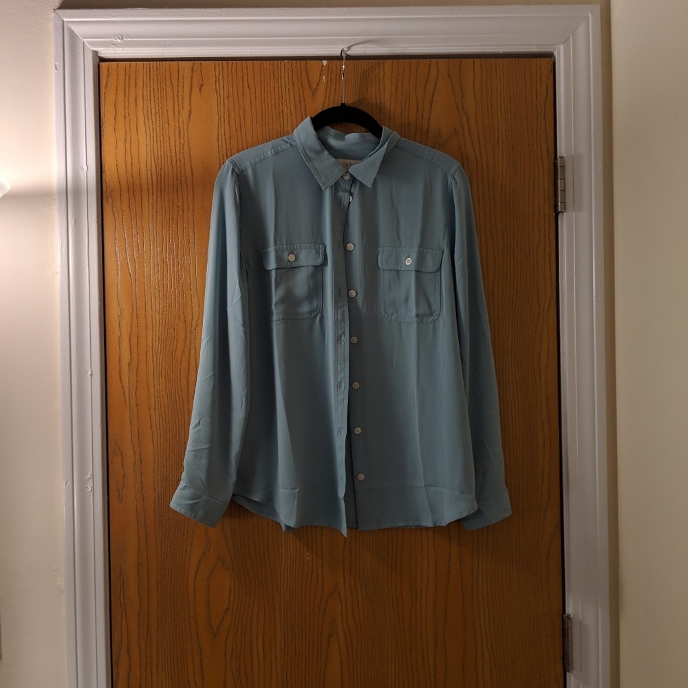Blue/Green blouse